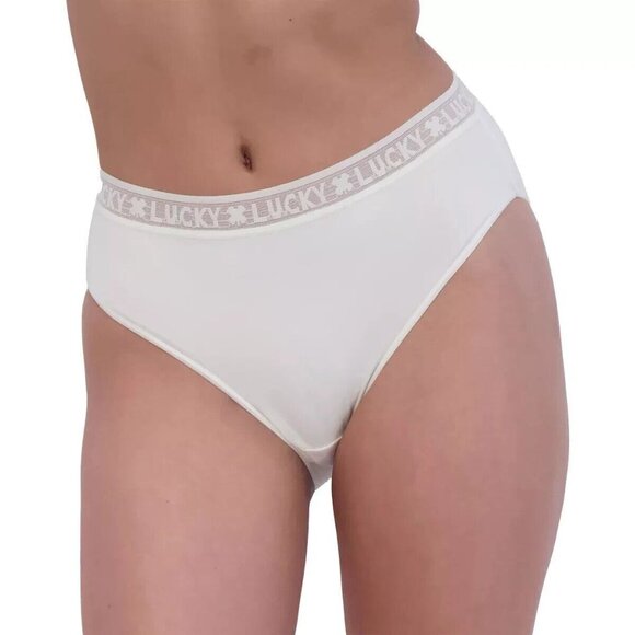 NEW Lucky Brand Sm Monogram Lace Underwear 5-Pack Panties Soft Stretch Tagless - Picture 11 of 12